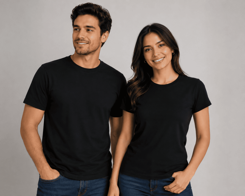 camiseta cuello redondo