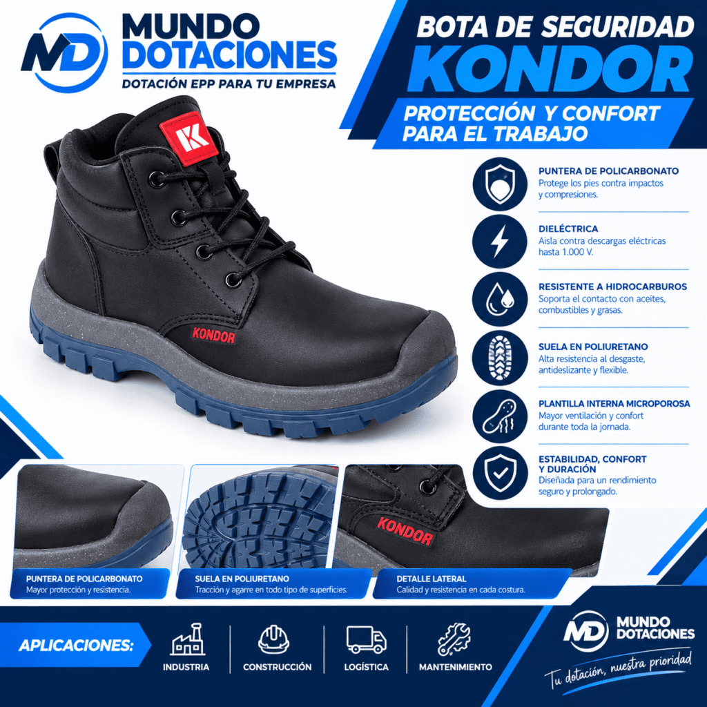 bota de seguridad kondor