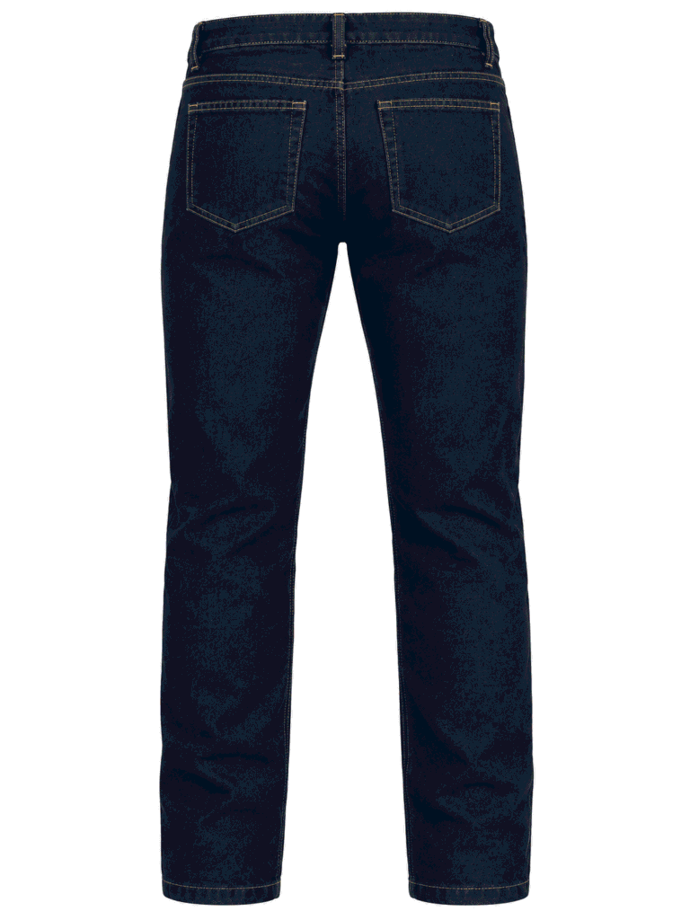 jeans rigido tres costuras trasera 1