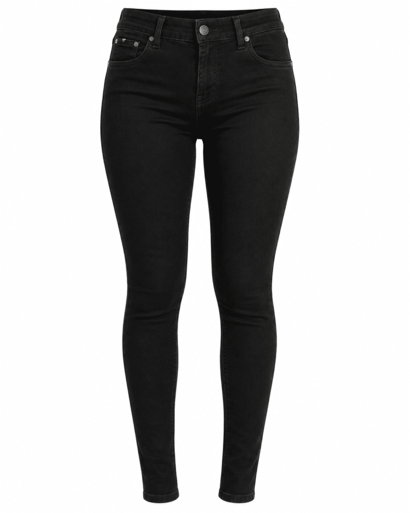 jeans strecht dama negro