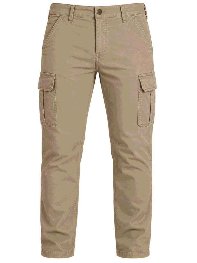 pantalon tipo cargo caqui